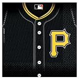 Lets Party By Amscan Pittsburgh Pirates Baseball - Lunch Napkins