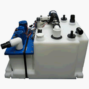Raritan Hold N Treat W Pura San Complete System 15Gal 12V by