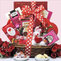 Sweet Love: Valentine's Day Chocolate & Sweets Gift Basket