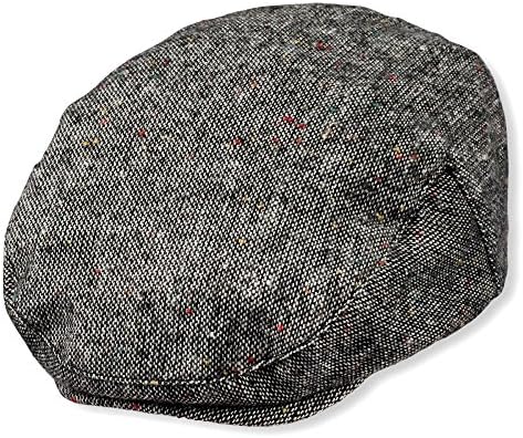 Infant tweed newsboy ivy duckbill caby Irish Tweed cap hat Child (12-24 Month, Black)