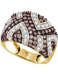 1.59ctw Brown Diamond Fashion Band 10K Yellow Gold
