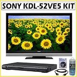 Sony BRAVIA KDL-52VE5 52-Inch 1080p 120Hz + DVD Accessory Kit