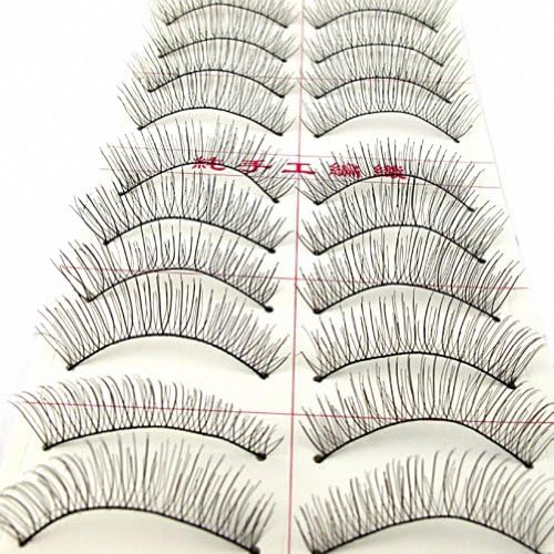 2014 New Super Thin And Soft 10 Pairs Fake Eyelashes Handmade lashes with Free fashion eye cream