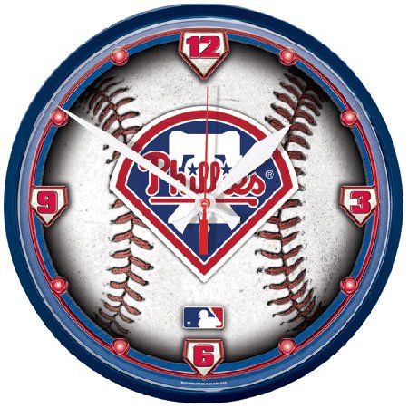 Wincraft Philadelphia Phillies Round Clock