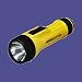 Industrial Flashlight, Uses D Cell Batteries, Yellow (EVE1251)