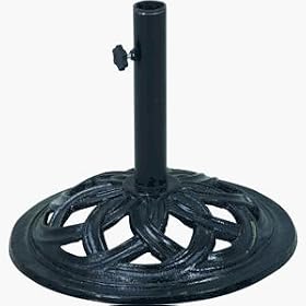 Black Umbrella Base, 17" BLACK UMBRELLA BASE