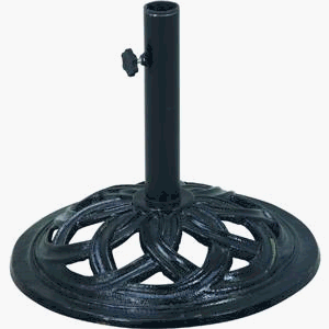 Black Umbrella Base, 17 BLACK UMBRELLA BASE by 