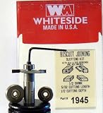 WHITESIDE MACHINE PART #1945 BISCUIT JOINING KIT 1-1/2 DIA X 5/32 CL X 1/2 DEEP X 1/2 SHANK X 2 OAL
