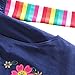 Novatx Long Sleeves Cotton Girls Dress H5802 Navy (5/6y)