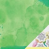 American Crafts Amy Tangerine Sketchbook Viridian Vignette Scrapbook Paper