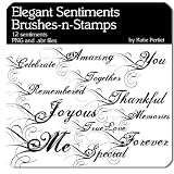 Photoshop Brushes - Elegant Sentiments Brushes and Stamps