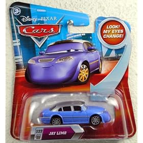 Disney Pixar Cars R8166 Jay Limo Look my eyes change