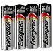 Energizer - Four (4) AA Size Alkaline Batteries - Bulk Packed (aka. E91, LR6, AM3)