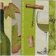 Wine Accessories French Style Cocktail Napkins - Pack of 20