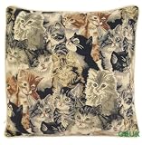 Tapestry Cushion Cover - Cats - Gobelin of Belgium Style