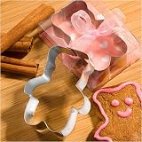 Favor Savor Collection teddy bear cookie cutters - Pink (Set of 72)