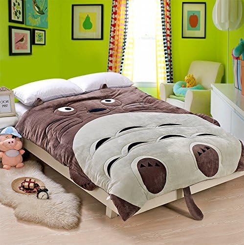 YOYOMALL My Neighbor Totoro Quilt for Kids,Children's Quilt Twin Size.