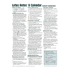 Lotus Notes 8 Calendar Quick Reference Guide (Cheat Sheet of Instructions, Tips and... by  Beezix Inc