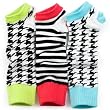 2280-006 Fabulous Black White Houndstooth Armwarmers Little Miss Matched