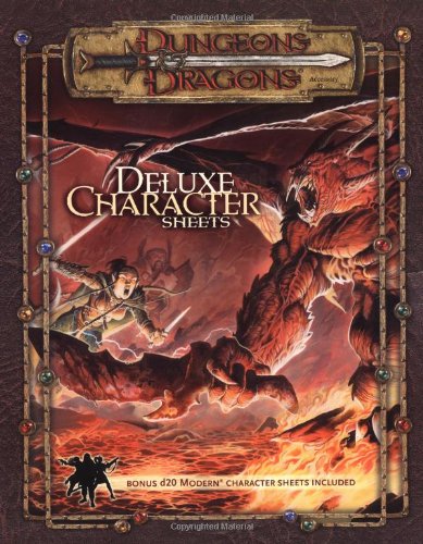 Cover image : Deluxe Player Character Sheets: Dungeons & Dragons Accessory (D&D Accessory)