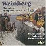Weinberg: Chamber Symphonies 1 & 4