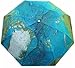 World Map Compact Auto Open/Close Umbrella-World Map