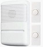 Heath Zenith SL-6142-C Basic Wireless Plug-In Door Chime with Two Transmitters, White
