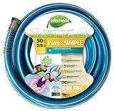 Colorite Element ELLF58050 Pure and Simple Lead Free, Kink Free 5/8-Inch-by-50-Foot Garden Hose,Turquoise