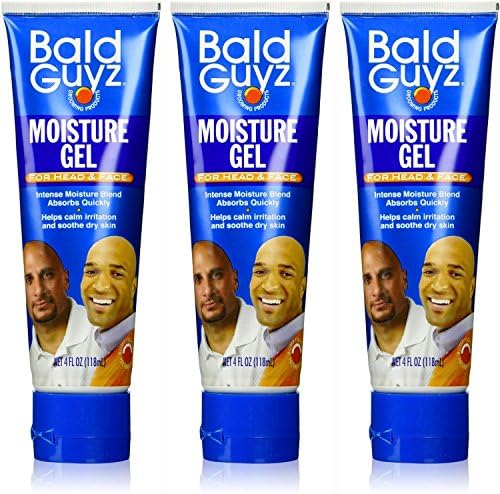 Bald Guyz Moisture Gel, 4 Ounce (Pack of 3)