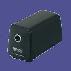 Panasonic KP380-BK Classic Electric Pencil Sharpener, Black, 1 Unit
