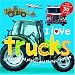 I Love Trucks Sticker Book