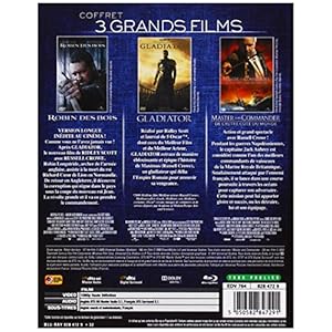 Russell Crowe - 3 grands films : Robin des Bois + Gladiator + Master and Co