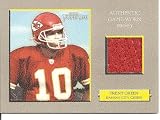 2006 Topps Turkey Red Relics Gray TG Trent Green Kansas City Chiefs(Piece of Authentic Game-Worn Jersey - Football Cards)