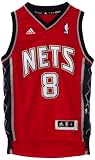 NBA Youth New Jersey Nets Deron Williams Swingman Road Jersey - R28E2Nnv (Red, Large)