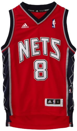 NBA Youth New Jersey Nets Deron Williams Swingman Road Jersey - R28E2Nnv (Red, X-Large)