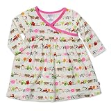 Zutano Baby-Girls Infant Little Farm Organic Long Sleeve Wrap Dress