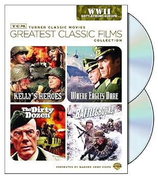 TCM Greatest Classic Films Collection: World War II - Battlefront Europe (Kelly's Heroes / Where Eagles Dare / The Dirty Dozen / Battleground)