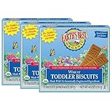 Earth's Best オーガニック 幼児用 小麦ビスケット(4.6oz x 3箱)[海外直送品]