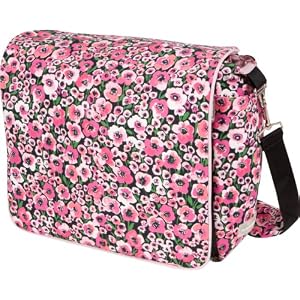 Bumble Bags Jessica Messenger/Backpack Diaper Bag - Peony Paradise