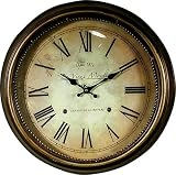 Large Metal Antique French Style Wall Clock
