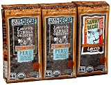 Larry's Beans Fair Trade, Organic, Natural Water Processed Decafs: Decaf Peru X 2, Sammy Decaf Jr., Whole Bean, 12 Ounce Bags (Pack of 3)