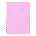 Brownline 2017 Daily Planner, Twin-Wire, Pink with Pink Ribbon, 8