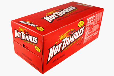 Hot Tamales Pre Priced 24 - 0.9oz Packs by Just Born