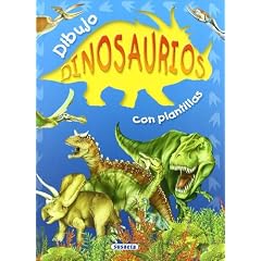 Dibujo dinosaurios con plantillas / I Draw Dinosaurs with Stencils
