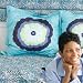 Amy Butler Euro Sham "Dream Daisy" 100% Organic Cotton