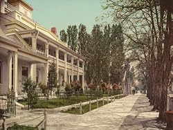 Salt Lake City's Bee Hive House, ca. 1900 - Exceptional Print of a Vintage Photochrom Image from the Library of Congress Collection