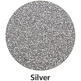 20" x 12" Siser GLITTER Heat Transfer Vinyl Sheets (20" x 12" x 1 Sheet) (Silver)