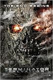 Terminator Salvation - Movie Poster (Burning Eyes - City/Skull) (Size: 24