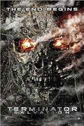 Terminator Salvation - Movie Poster (Burning Eyes - City/Skull) (Size: 24" x 36")
