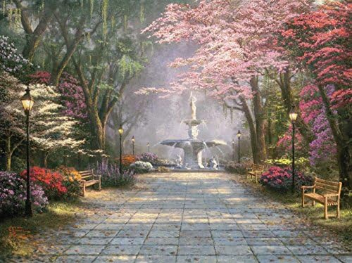 Poster Gallery Thomas Kinkade Savannah Romance Poster HD HOME WALL Decor Custom Poster-1860 size (inch):24x32